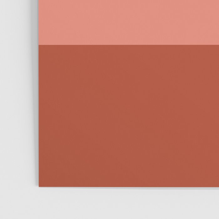 terracotta color block   Poster Gallery Image 3