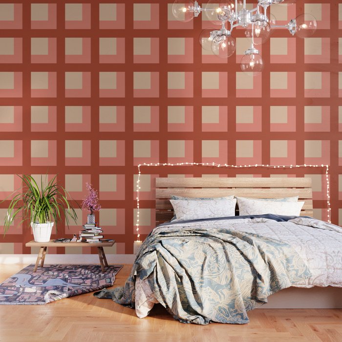 terracotta color block   Wallpaper Gallery Image 3