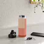 terracotta color block   Water Bottle Gallery Image 4
