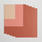 terracotta color block   Wrapping Paper Gallery Image 3