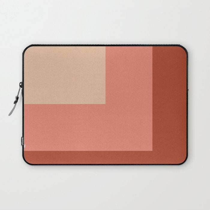 terracotta color block   Laptop Sleeve Gallery Image 1
