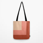 terracotta color block   Tote Bag Gallery Image 2