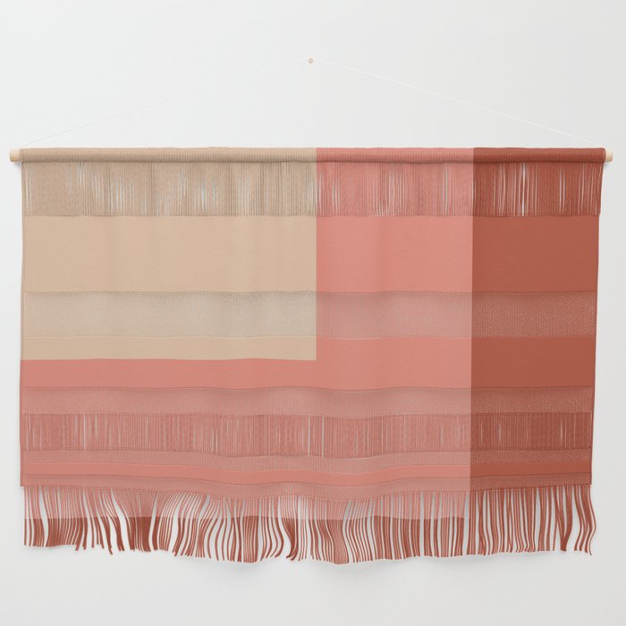 terracotta color block   Wall Hanging Gallery Image 1