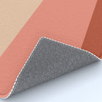 terracotta color block   Rug Gallery Image 4