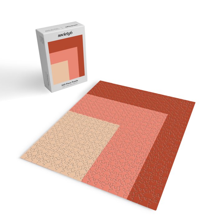 terracotta color block   Jigsaw Puzzle Gallery Image 2