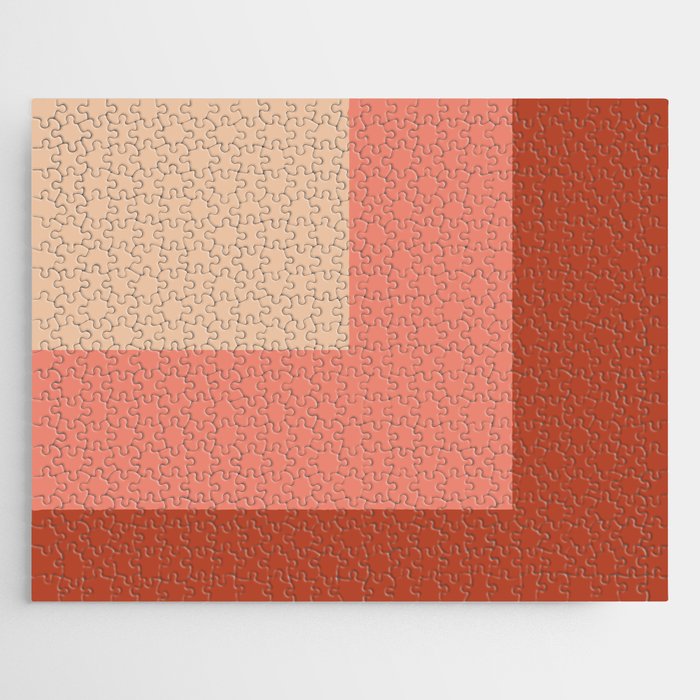 terracotta color block   Jigsaw Puzzle Gallery Image 1