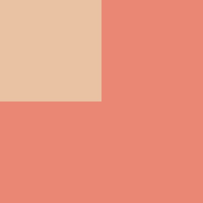 terracotta color block   Coffee Mug Gallery Image 2