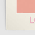 Amour Love Orange Pink Heart Poster Gallery Image 3