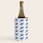 Blue Seagulls Pattern Wine Chiller Gallery Image 1