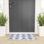 Blue Seagulls Pattern Welcome Mat Gallery Image 3