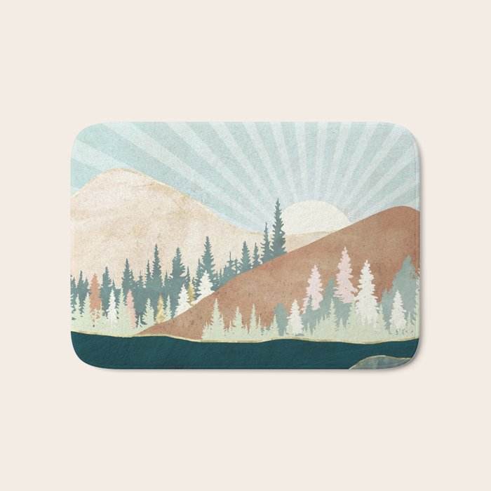 Autumn Sun Bath Mat Gallery Image 1