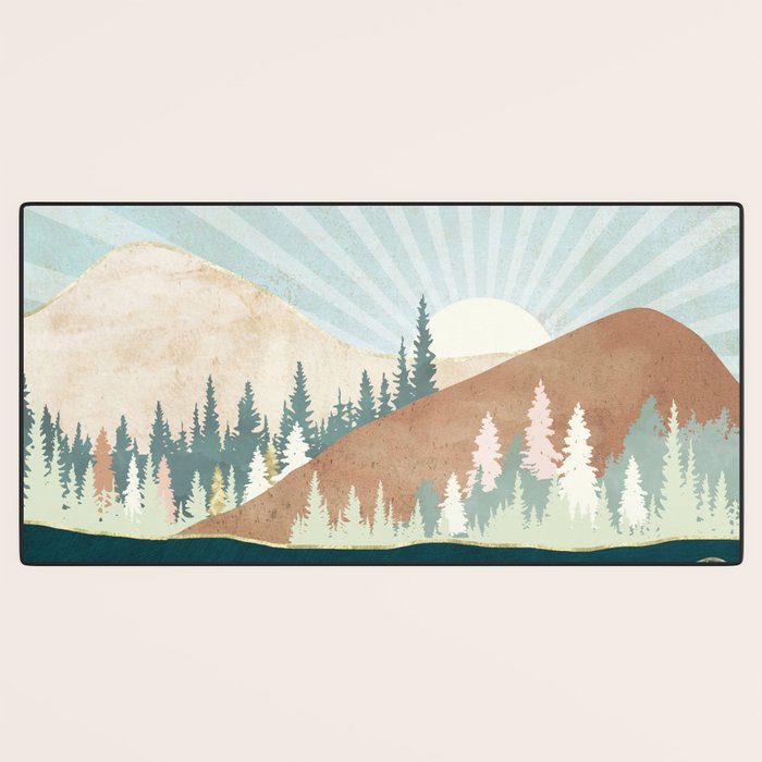 Autumn Sun Desk Mat Gallery Image 3