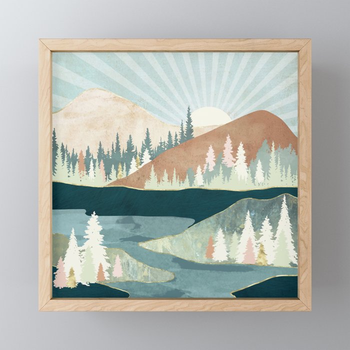 Autumn Sun Mini Art Print Gallery Image 1