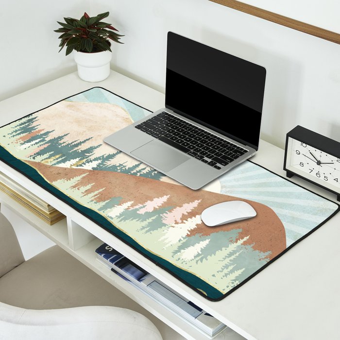 Autumn Sun Desk Mat Gallery Image 2