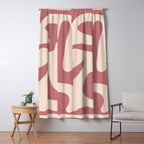 Modern Abstract Shapes 88 Window Curtain Gallery Image 5