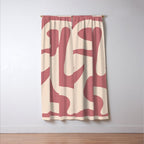 Modern Abstract Shapes 88 Window Curtain Gallery Image 3