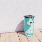 Mark - fancy cat Travel Mug Gallery Image 4