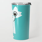 Mark - fancy cat Travel Mug Gallery Image 2