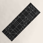 My Favorite Geometric Patterns No.9 - Black Yoga Mat Gallery Image 1
