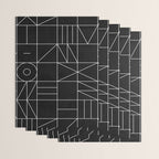 My Favorite Geometric Patterns No.9 - Black Wrapping Paper Gallery Image 3