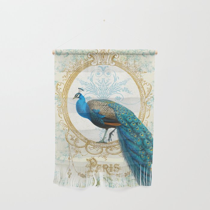 Paris Peacock Wall Hanging Gallery Image 1
