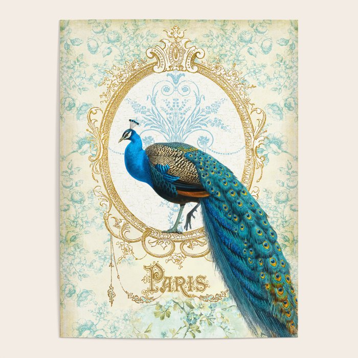 Paris Peacock Poster Gallery Image 4