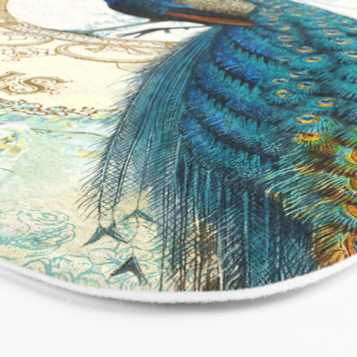 Paris Peacock Bath Mat Gallery Image 3
