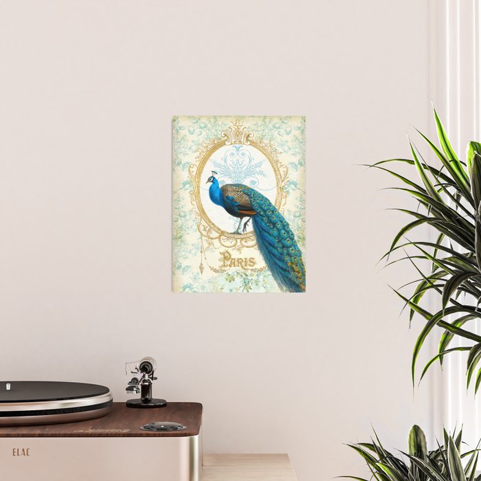 Paris Peacock Poster Gallery Image 2