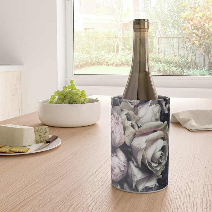 Roses peonies vintage style old masters flowers blooms Wine Chiller Gallery Image 4