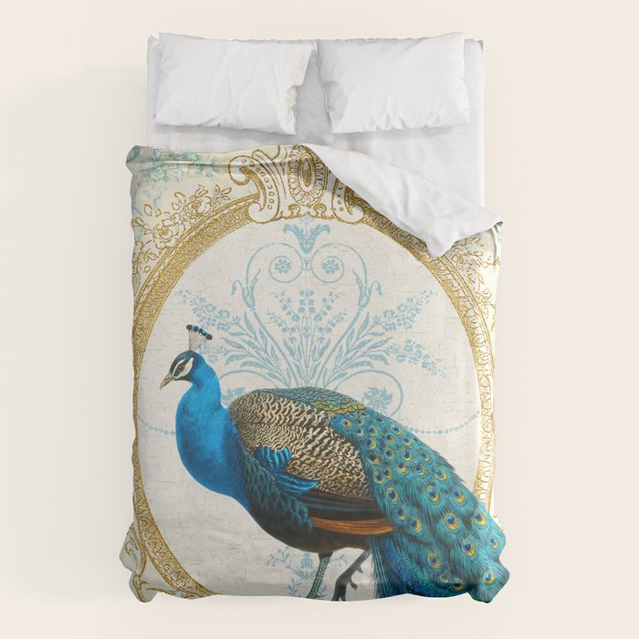 Paris Peacock Duvet Cover Gallery Image 6