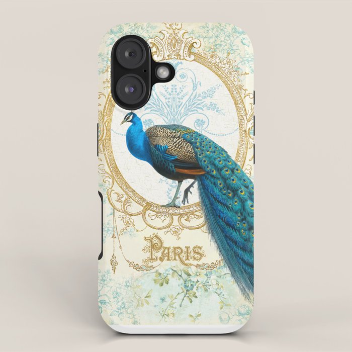 Paris Peacock iPhone Case Gallery Image 1