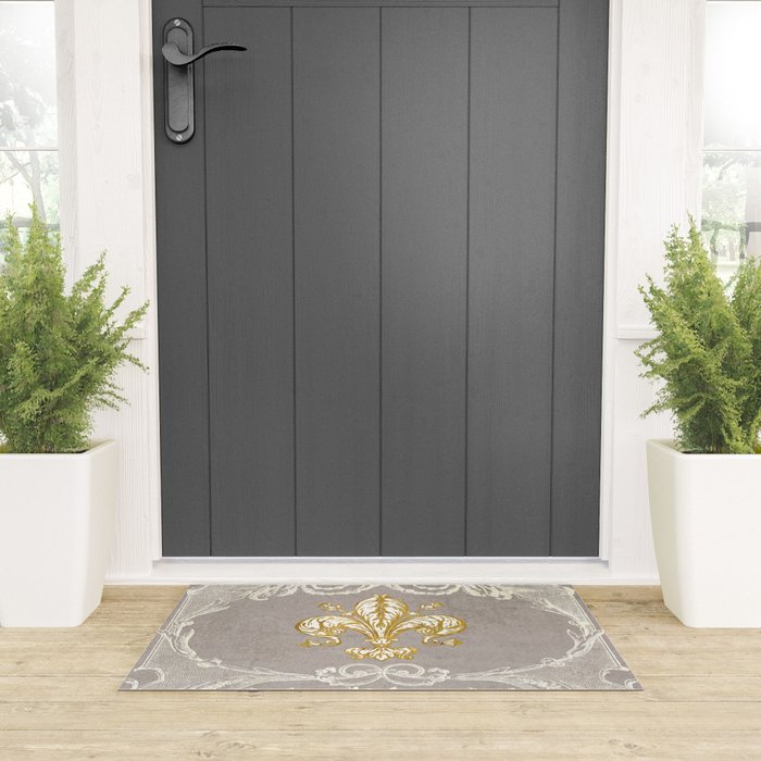 Fleur De Lis Welcome Mat Gallery Image 3