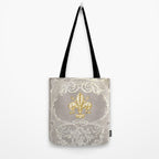 Fleur De Lis Tote Bag Gallery Image 2