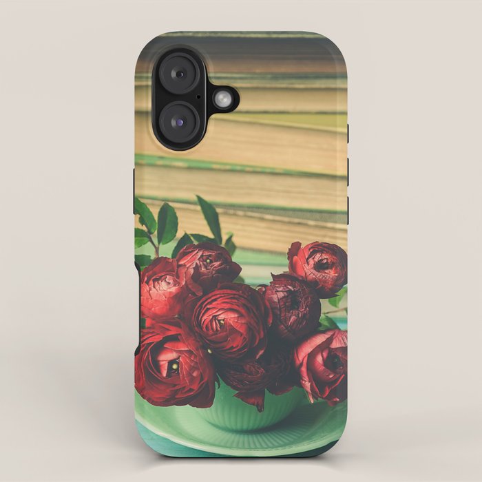 Books and Flowers iPhone Case Gallery Image 1