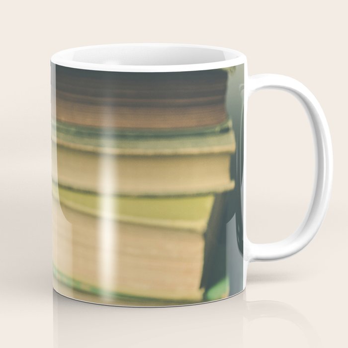 Books and Flowers Coffee Mug Gallery Image 1
