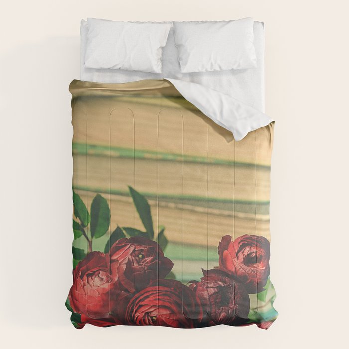 Books and Flowers Comforter Gallery Image 1