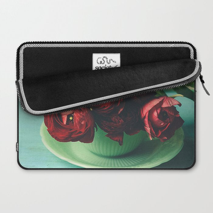 Books and Flowers Laptop Sleeve Gallery Image 2