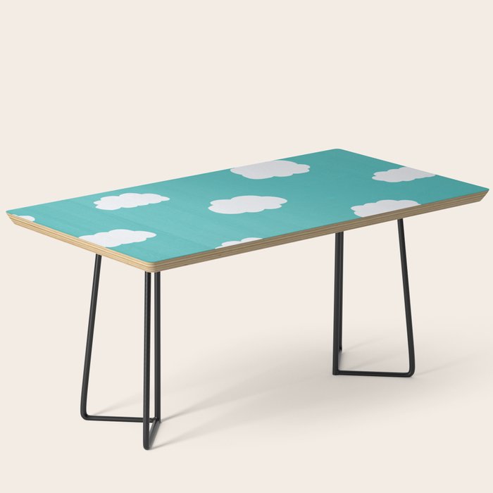 Cartoon Clouds Pattern Coffee Table Gallery Image 1