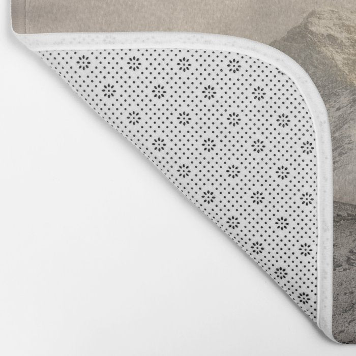 The Mountains are calling, and I must go.  John Muir. Vintage. Bath Mat Gallery Image 2