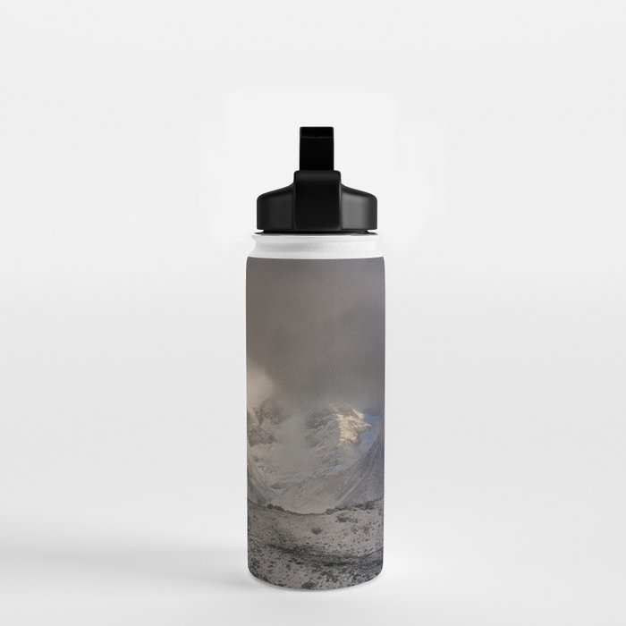 The Mountains are calling, and I must go.  John Muir. Vintage. Water Bottle Gallery Image 2