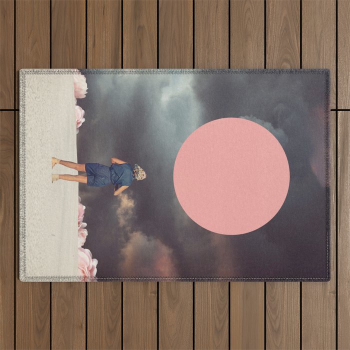 You brought Calm Within Me Outdoor Rug Gallery Image 1