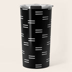 double dash on black Travel Mug Gallery Image 1