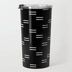 double dash on black Travel Mug Gallery Image 3