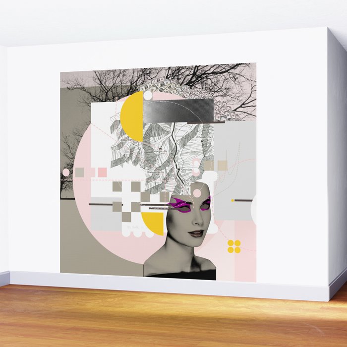 pink dream woman · gk Wall Mural Gallery Image 2