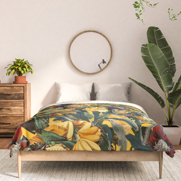 Banana and Leaf Garden Comforter Gallery Image 3