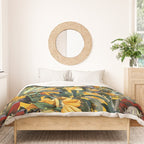 Banana and Leaf Garden Duvet Cover Gallery Image 3