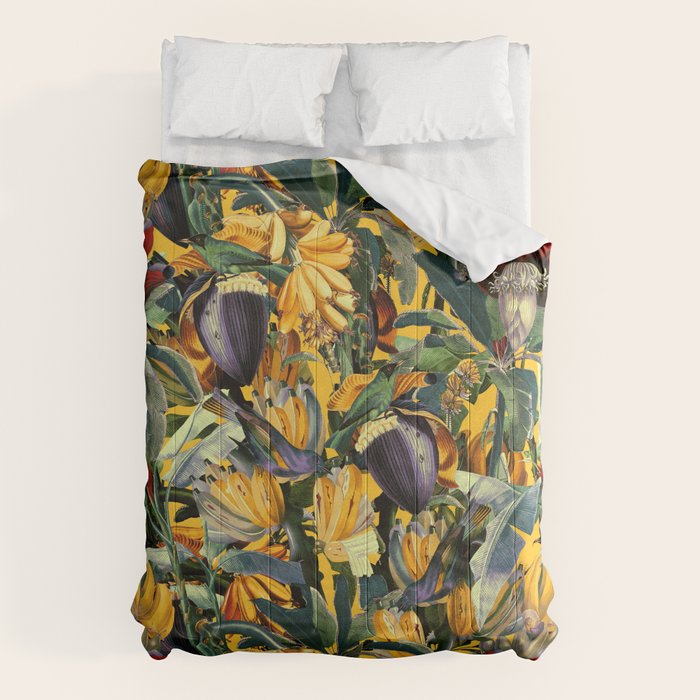 Banana and Leaf Garden Comforter Gallery Image 6
