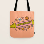 Capricorn Crayon Tote Bag Gallery Image 1