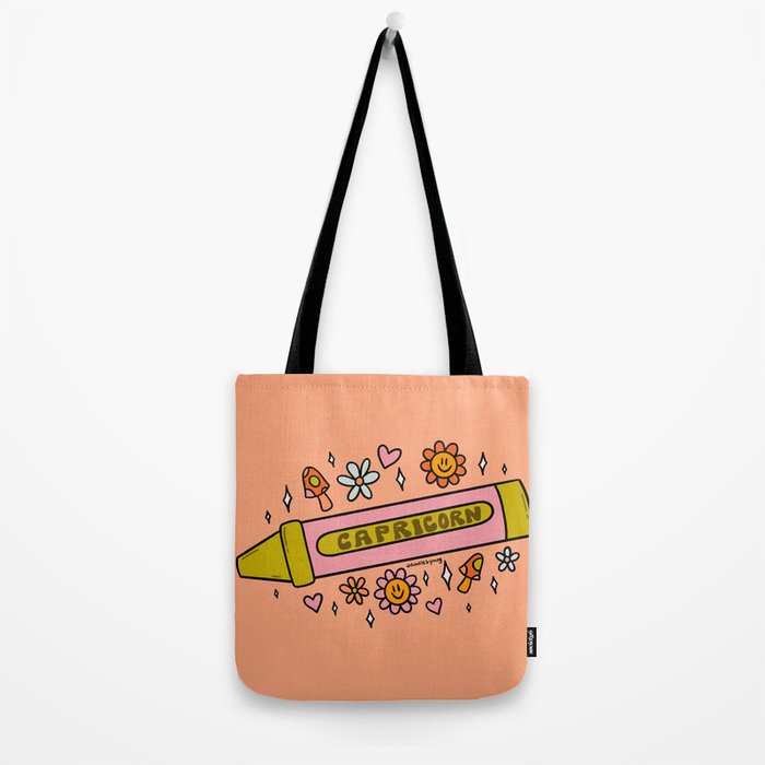 Capricorn Crayon Tote Bag Gallery Image 2