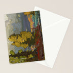 Tom Thomson Poplars by a Lake 1916 Canadian Landscape Artist Stationery Card Gallery Image 2